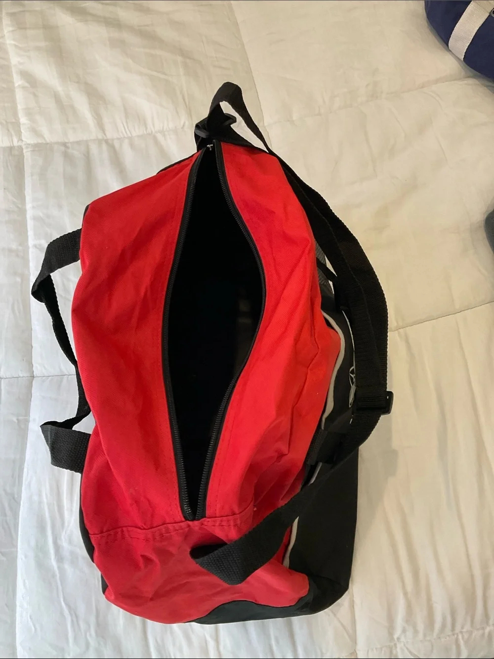 Red and Black Boy Scouts of America Duffel Bag
